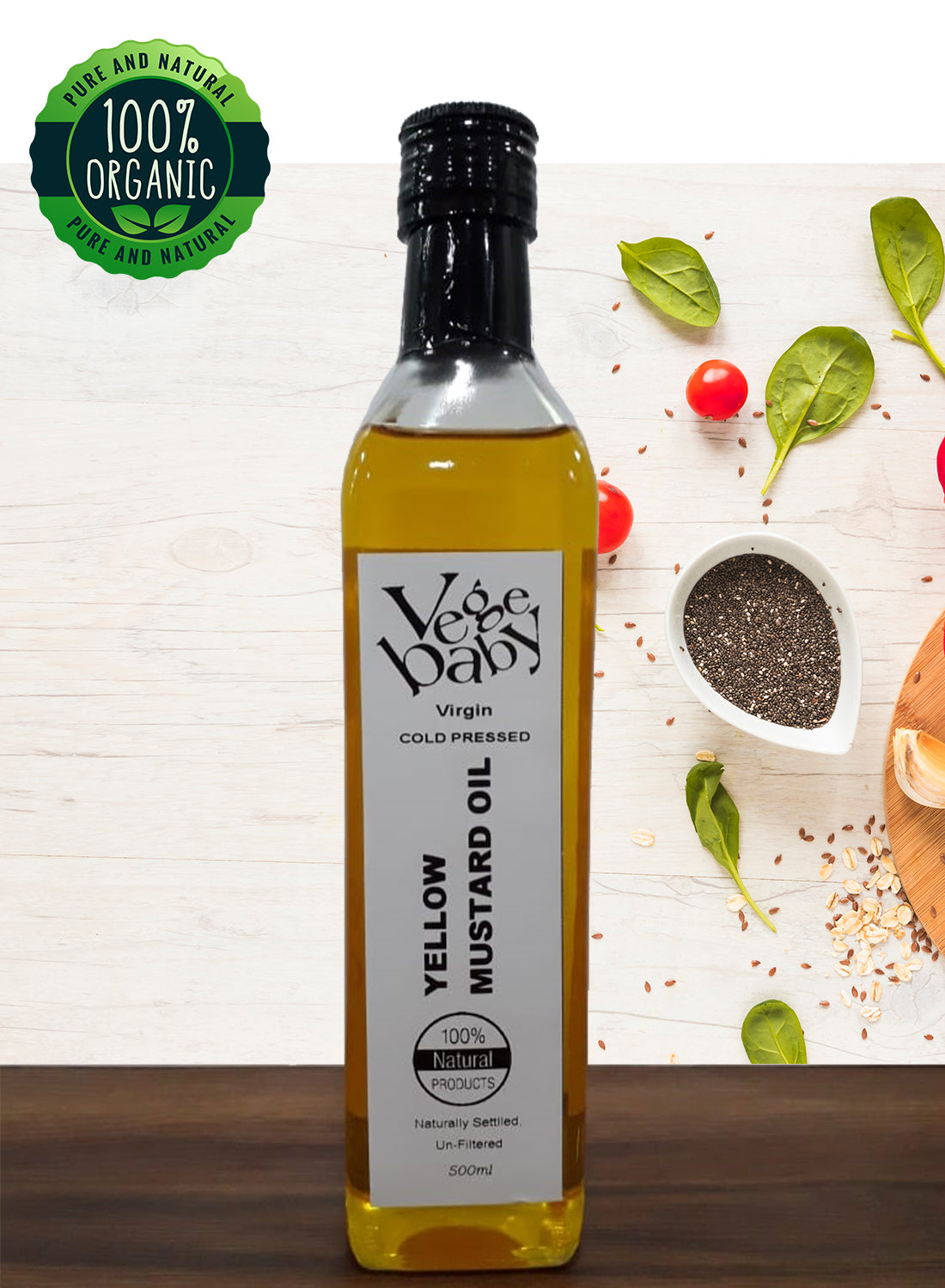 Yellow Mustard First Cold Pressed Oil